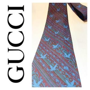 AUTHENTIC GUCCI VINTAGE SILK TIE